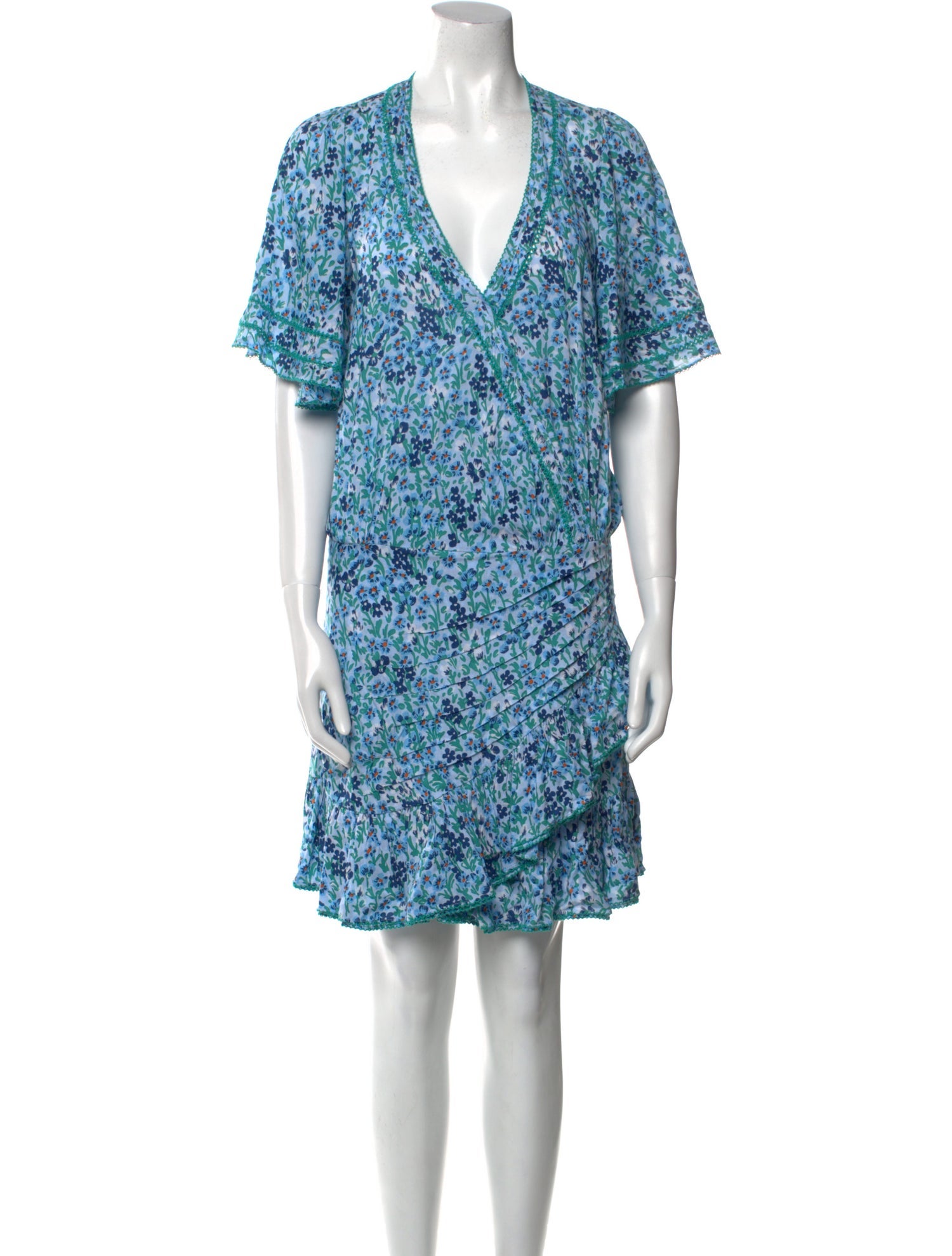 Poupette St Barth Floral Print Mini Dress