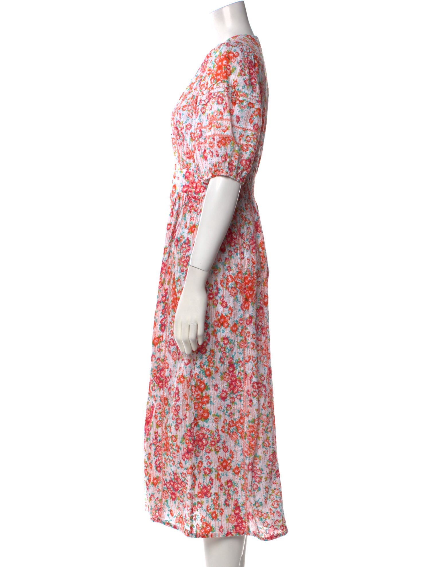 Poupette St Barth Floral Print Long Dress