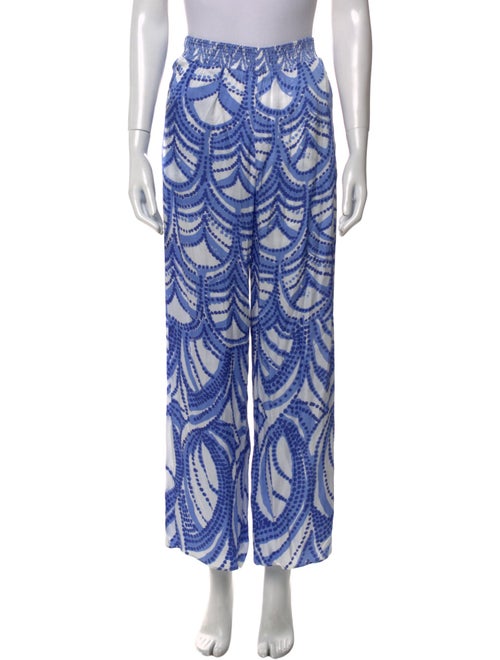 Poupette St Barth Printed Straight Leg Pants