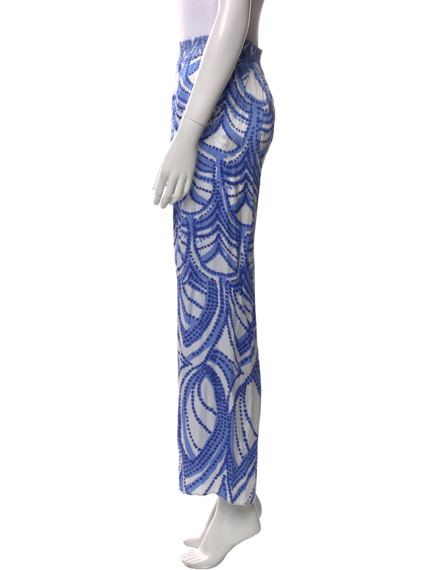 Poupette St Barth Printed Straight Leg Pants