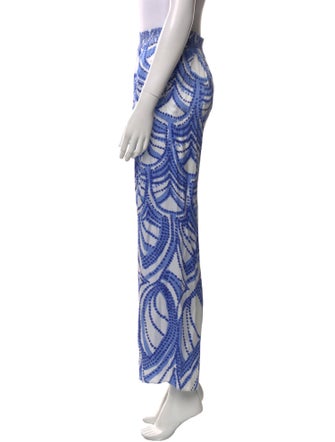 Poupette St Barth Printed Straight Leg Pants
