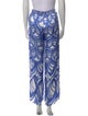 Poupette St Barth Printed Straight Leg Pants