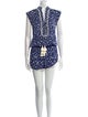 Poupette St Barth Printed V-Neck Romper