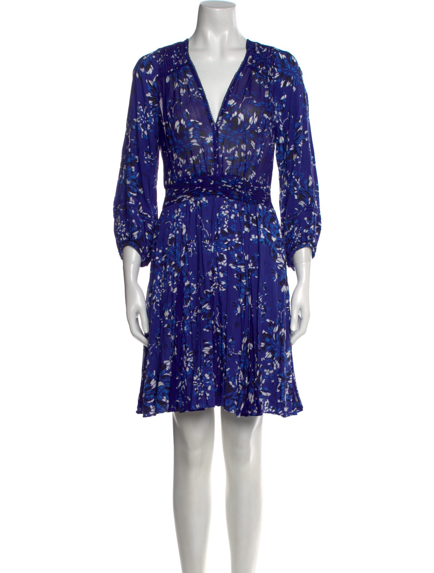 Poupette St Barth Floral Print Mini Dress w/ Tags