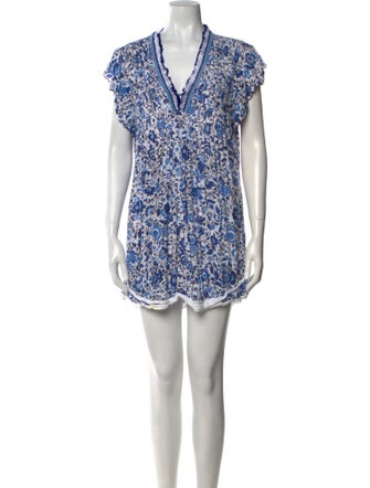 Poupette St Barth Printed Mini Dress