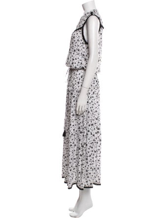 Poupette St Barth Floral Print Long Dress