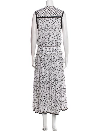 Poupette St Barth Floral Print Long Dress