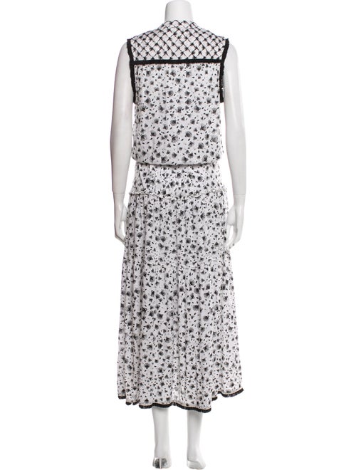 Poupette St Barth Floral Print Long Dress