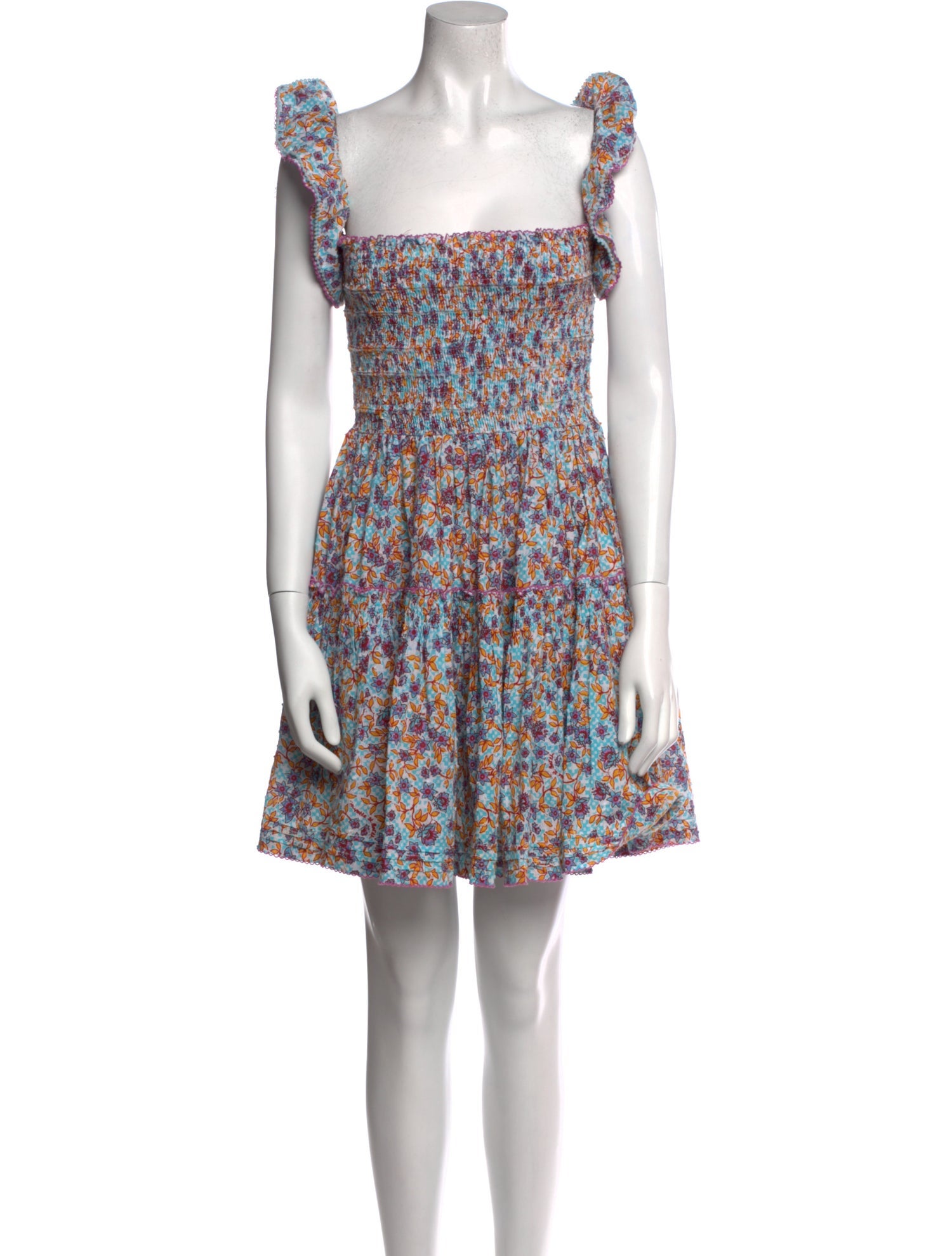 Poupette St Barth Floral Print Mini Dress