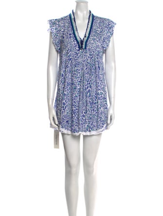 Poupette St Barth Printed Mini Dress