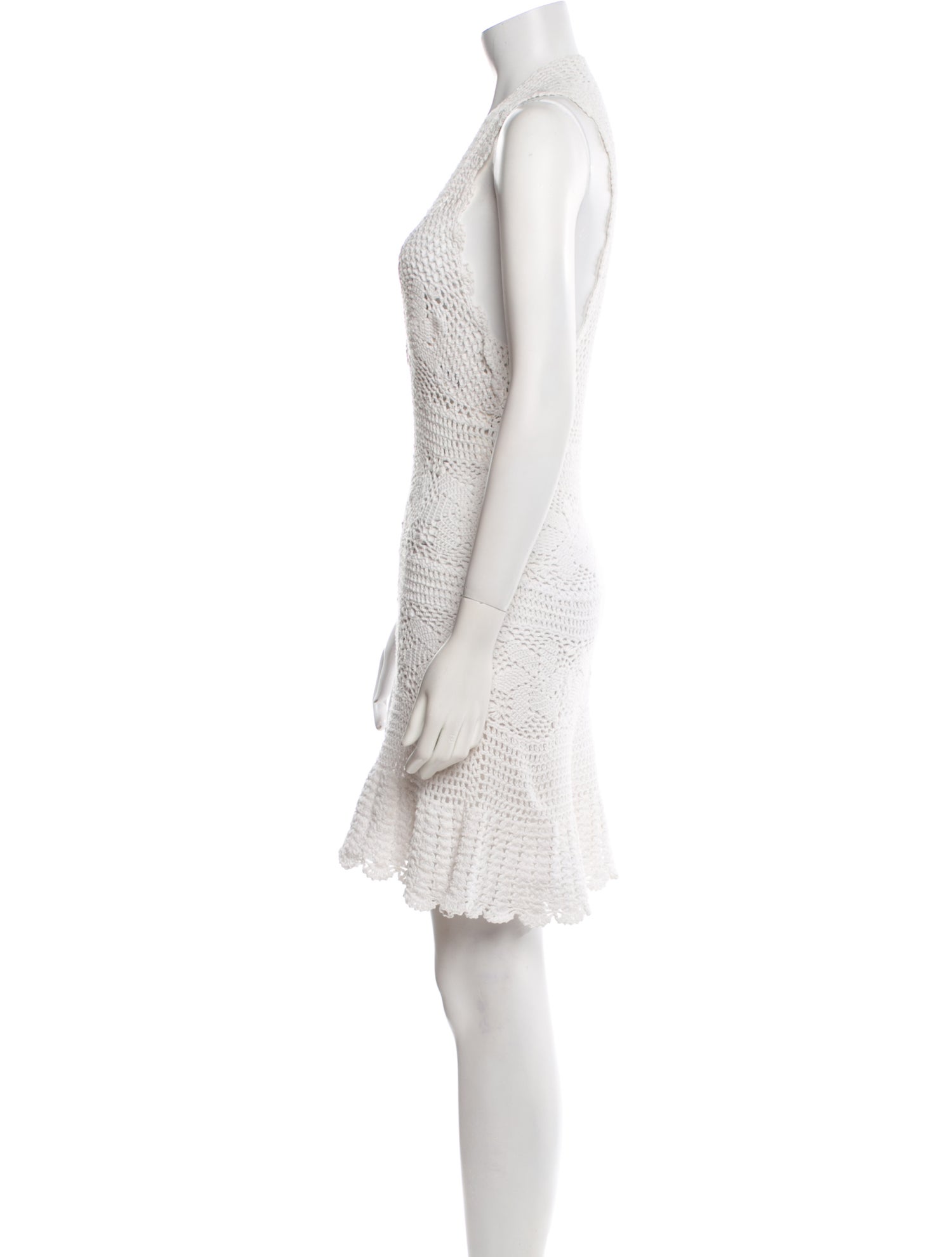 Poupette St Barth V-Neck Knee-Length Dress