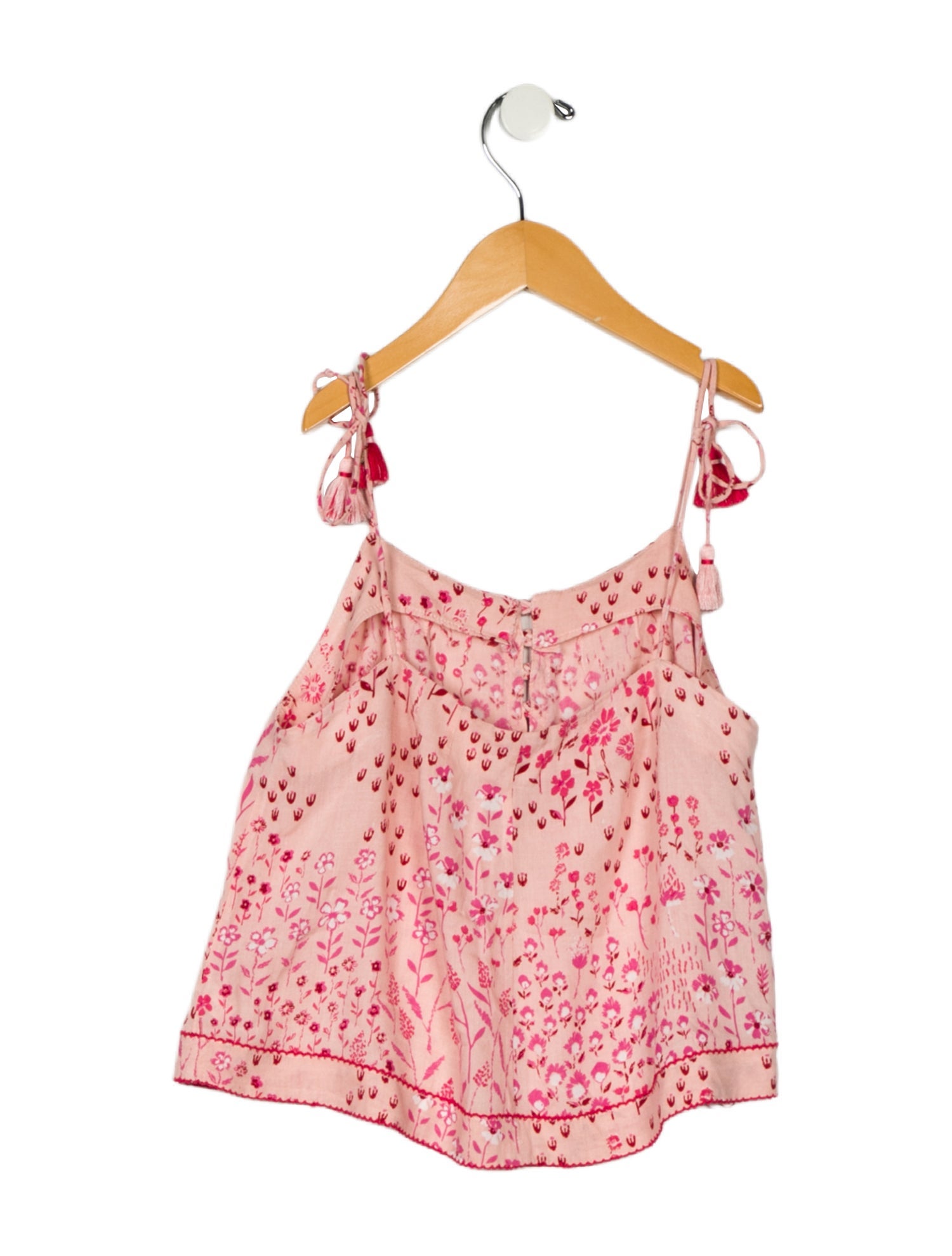 Poupette St Barth Girls' Patterned Sleeveless Top