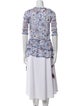 Poupette St Barth Printed Mock Neck Tunic