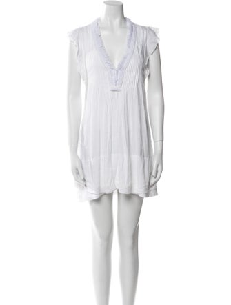 Poupette St Barth V-Neck Mini Dress