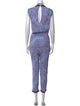 Poupette St Barth Printed V-Neck Jumpsuit