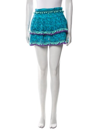 Poupette St Barth Printed Mini Skirt