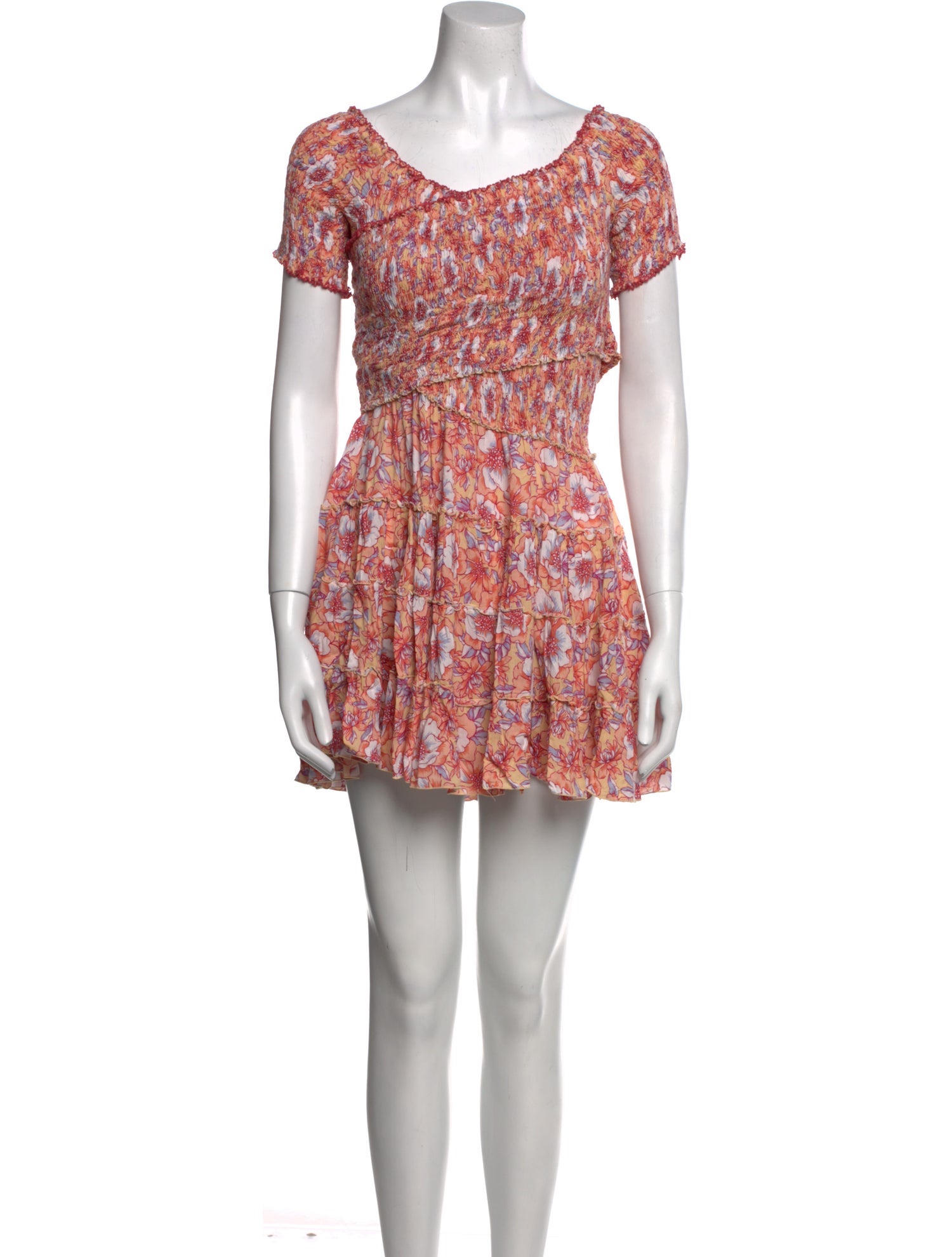 Poupette St Barth Floral Print Mini Dress