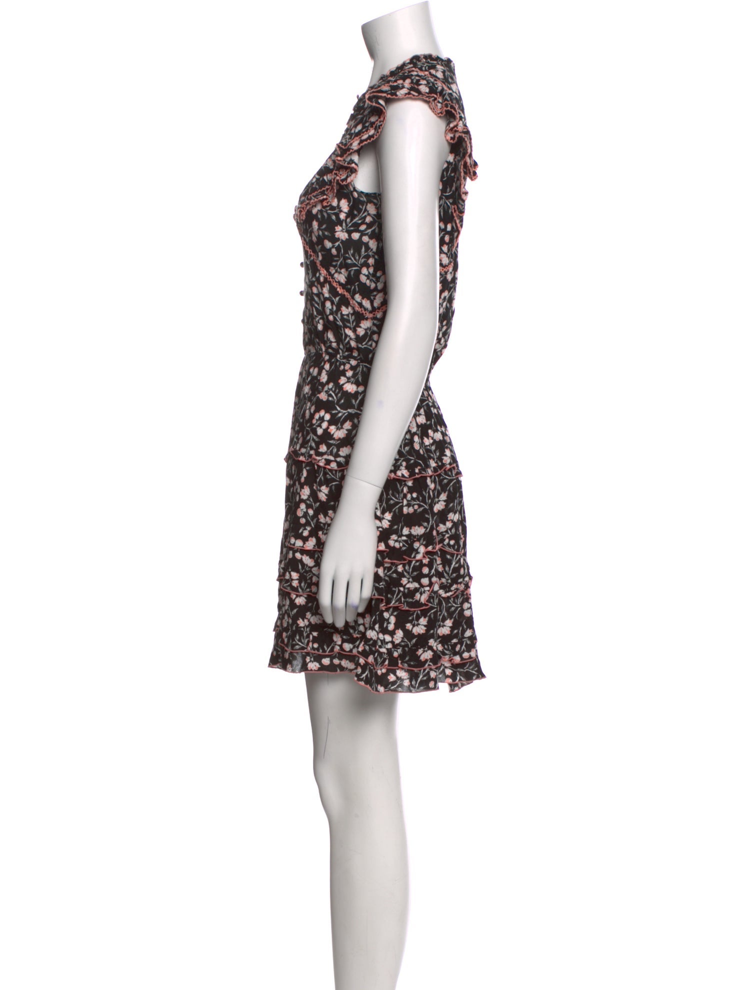 Poupette St Barth Floral Print Mini Dress