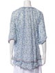 Poupette St Barth Paisley Print V-Neck Blouse
