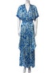 Poupette St Barth Printed Long Dress