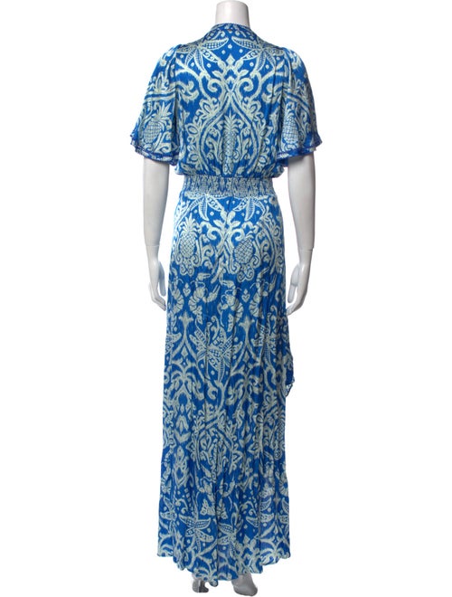 Poupette St Barth Printed Long Dress