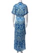 Poupette St Barth Printed Long Dress