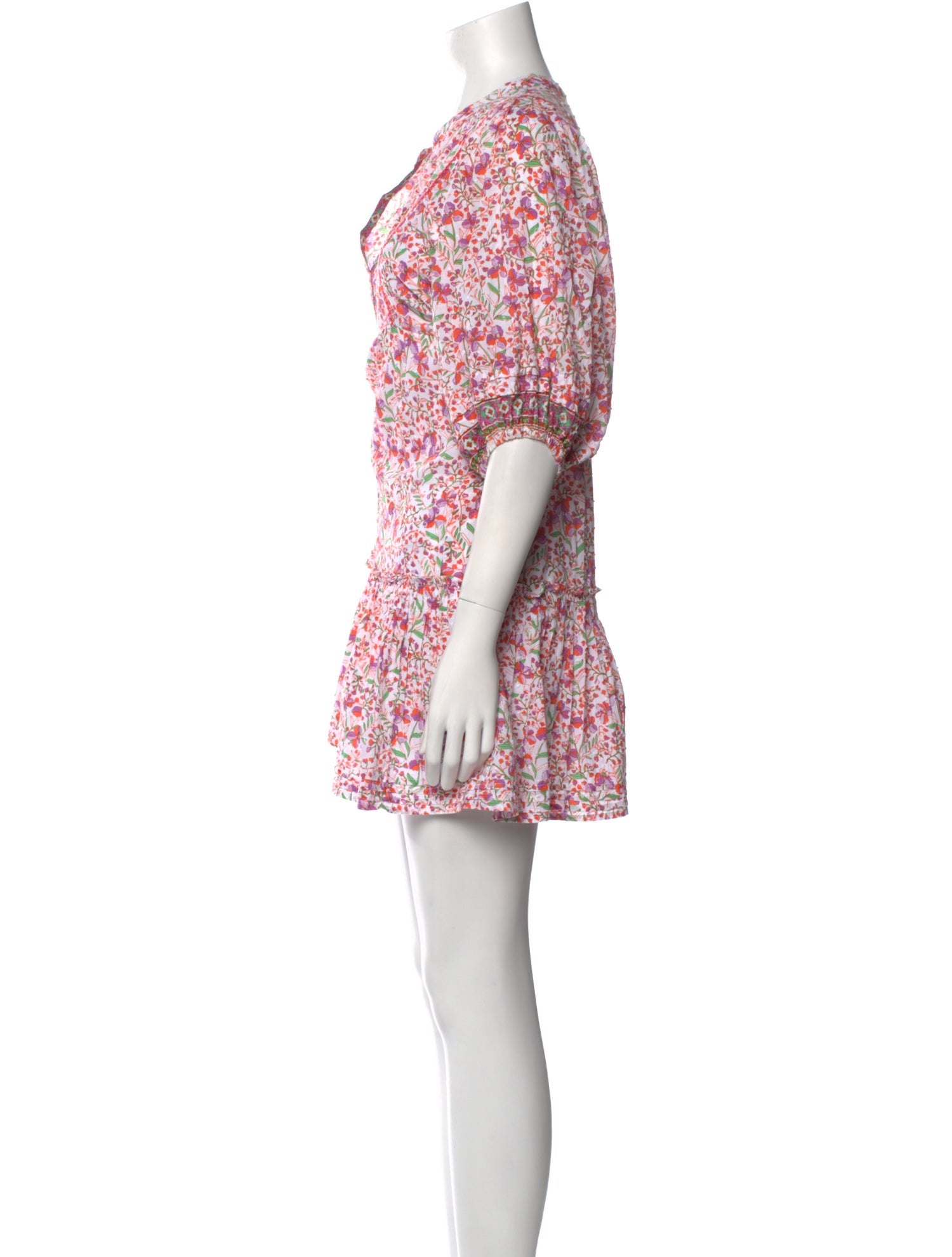 Poupette St Barth Floral Print Mini Dress