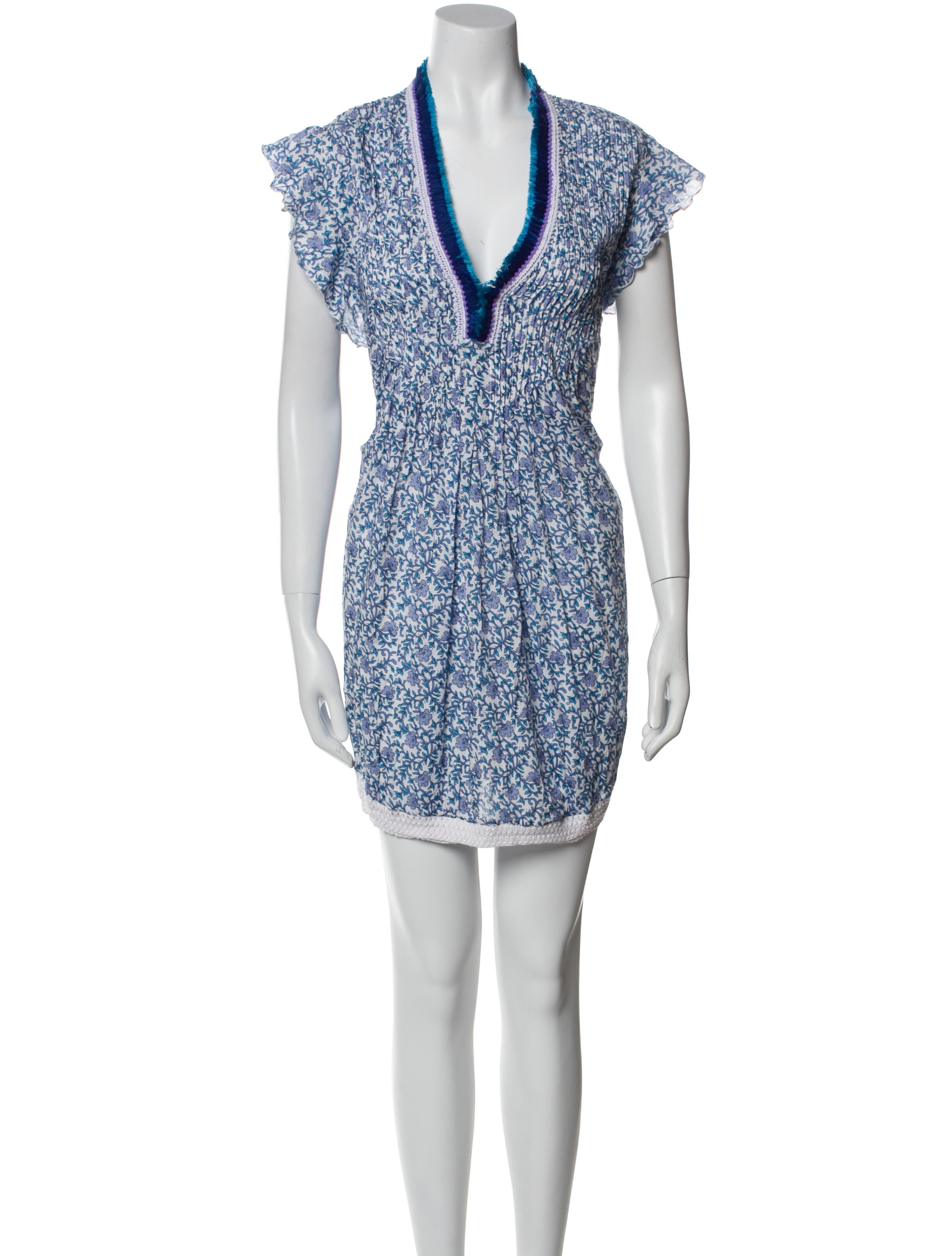 Poupette St Barth Printed Mini Dress