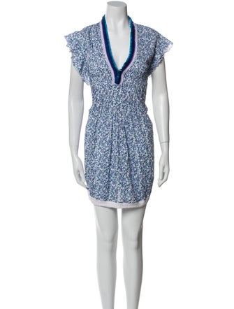 Poupette St Barth Printed Mini Dress