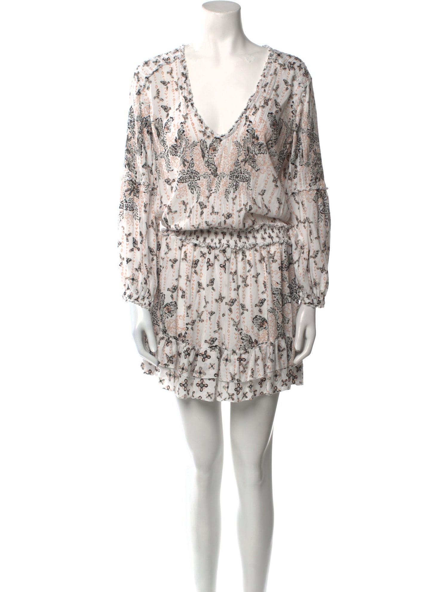 Poupette St Barth Printed Mini Dress