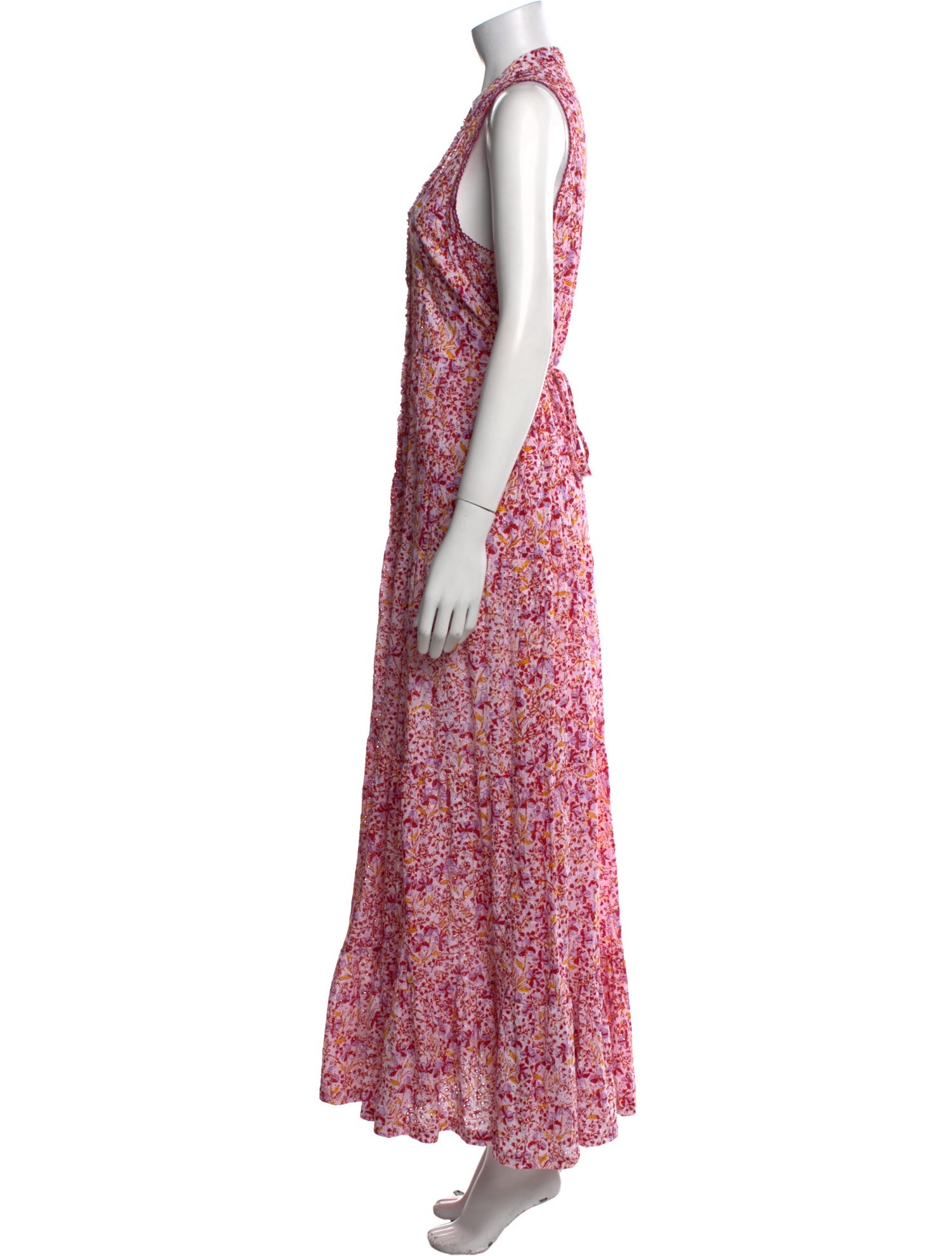 Poupette St Barth Floral Print Long Dress