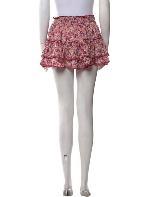 Poupette St Barth Floral Print Mini Skirt