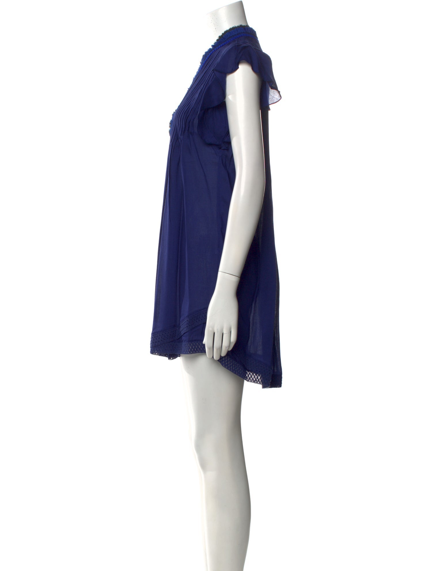 Poupette St Barth V-Neck Mini Dress