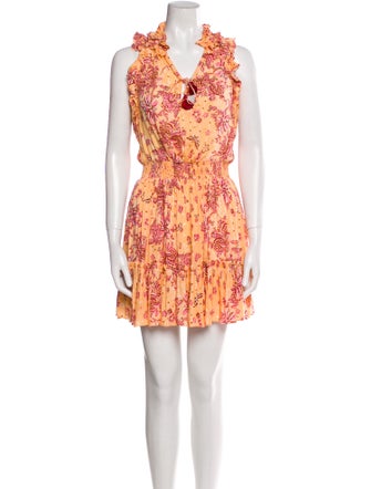 Poupette St Barth Floral Print Mini Dress