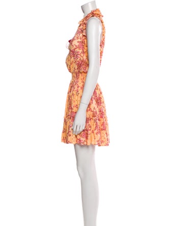 Poupette St Barth Floral Print Mini Dress