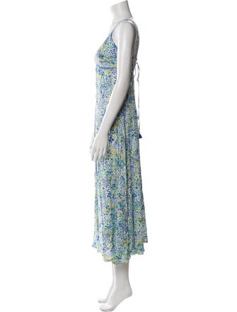 Poupette St Barth Floral Print Long Dress