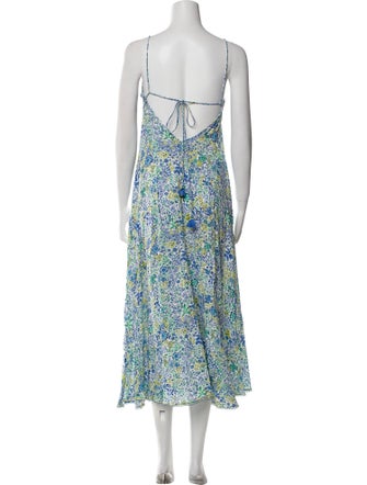 Poupette St Barth Floral Print Long Dress
