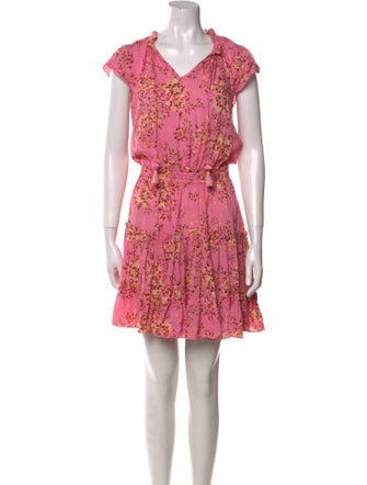 Poupette St Barth Floral Print Mini Dress