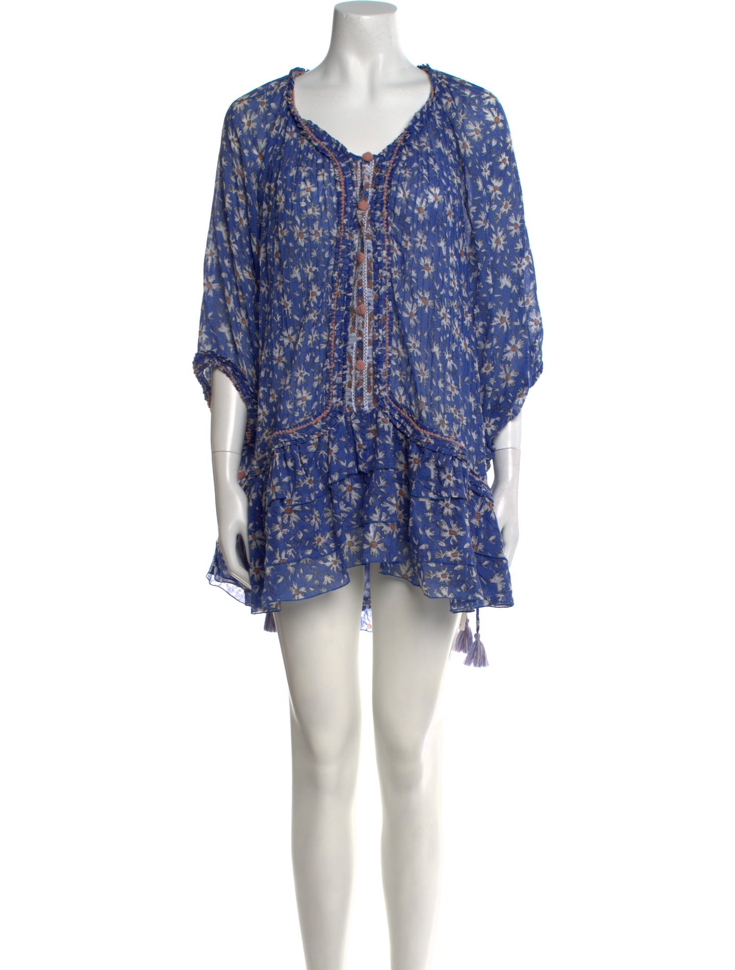 Poupette St Barth Floral Print Mini Dress