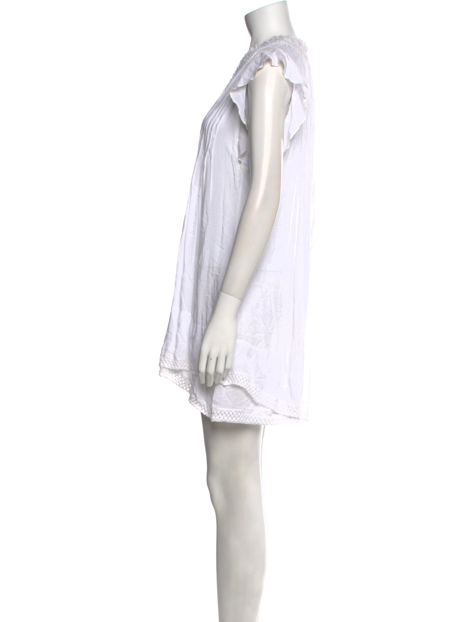 Poupette St Barth V-Neck Mini Dress