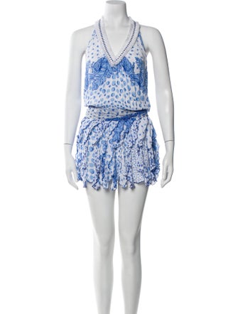 Poupette St Barth Printed Mini Dress