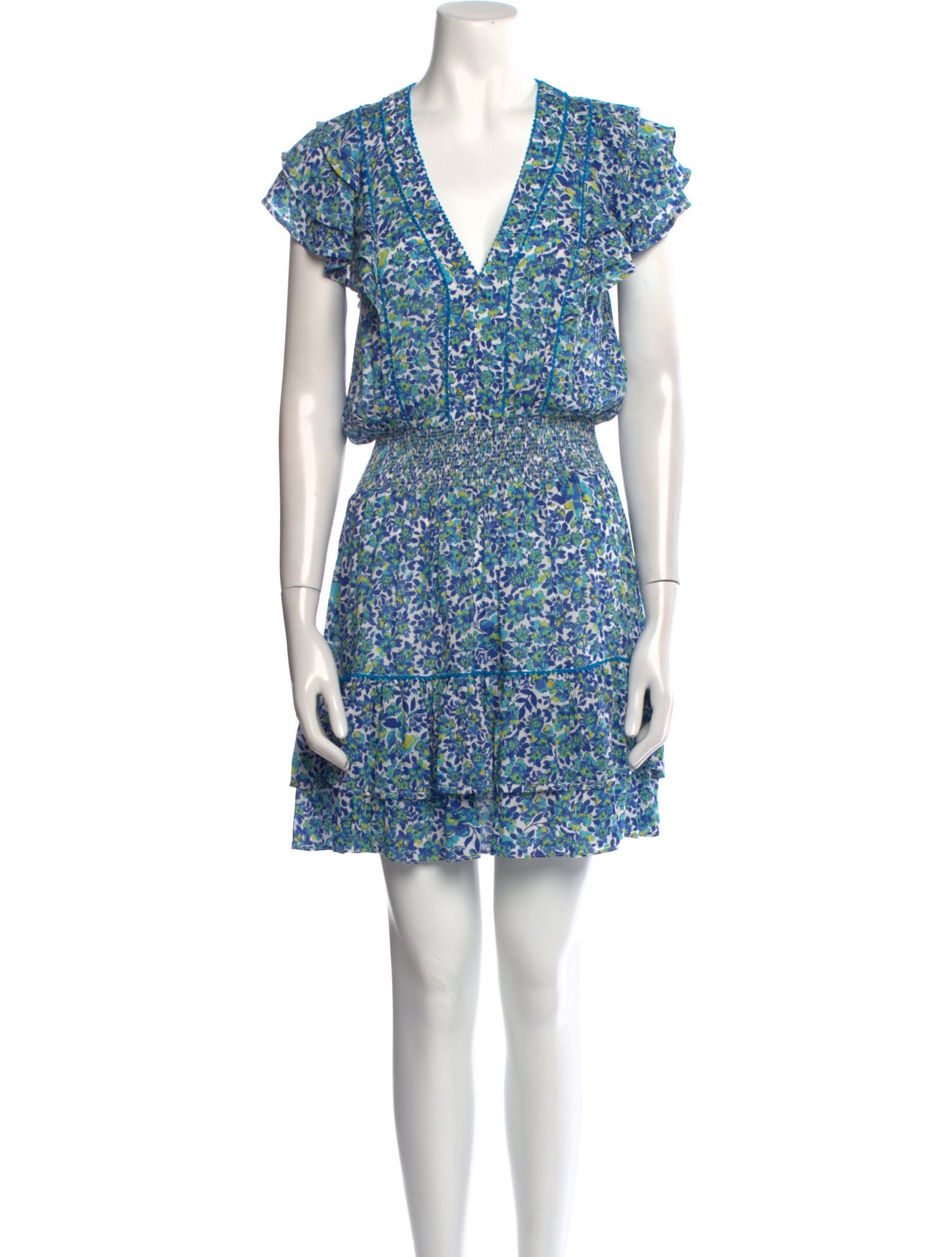 Poupette St Barth Floral Print Mini Dress