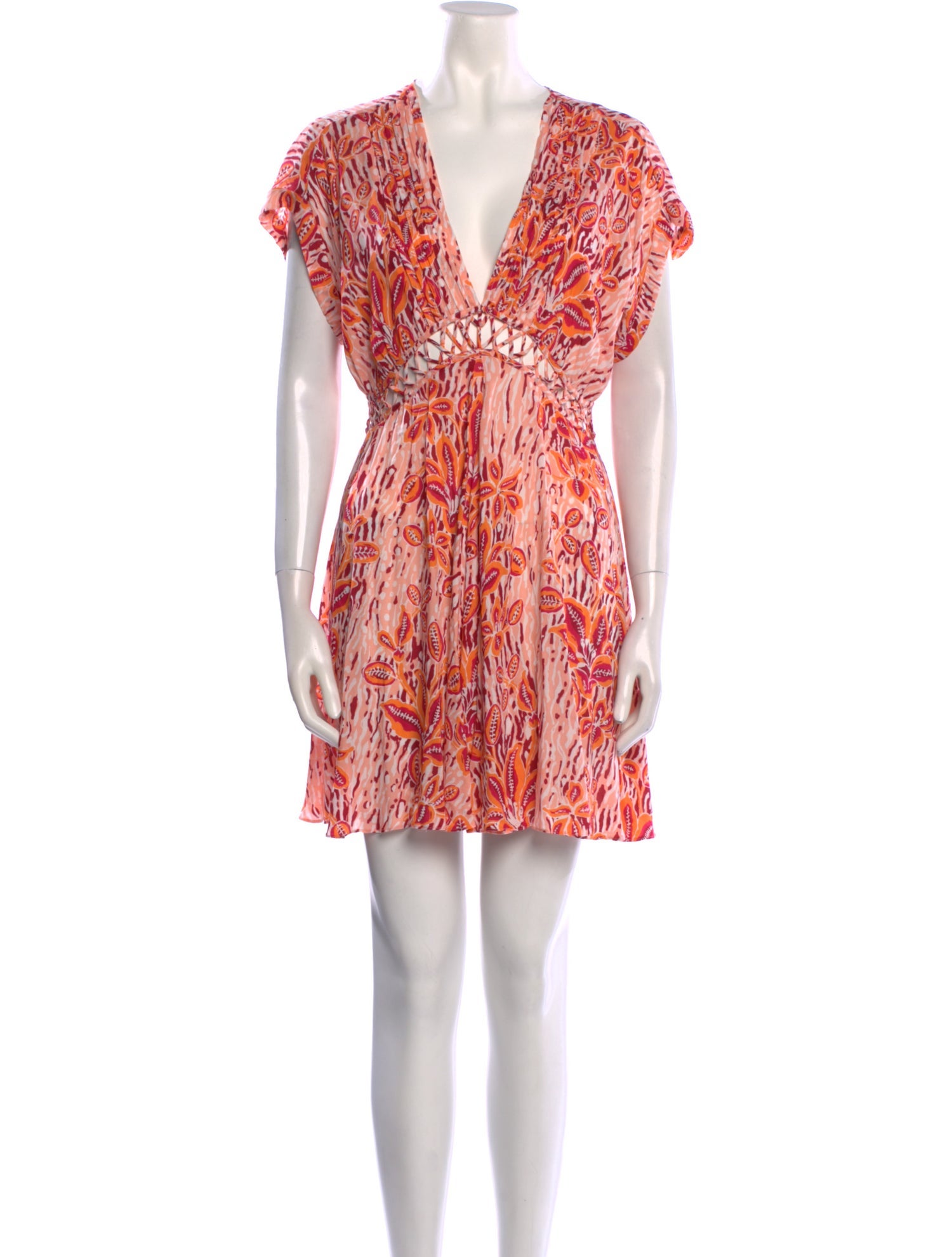 Poupette St Barth Printed Mini Dress
