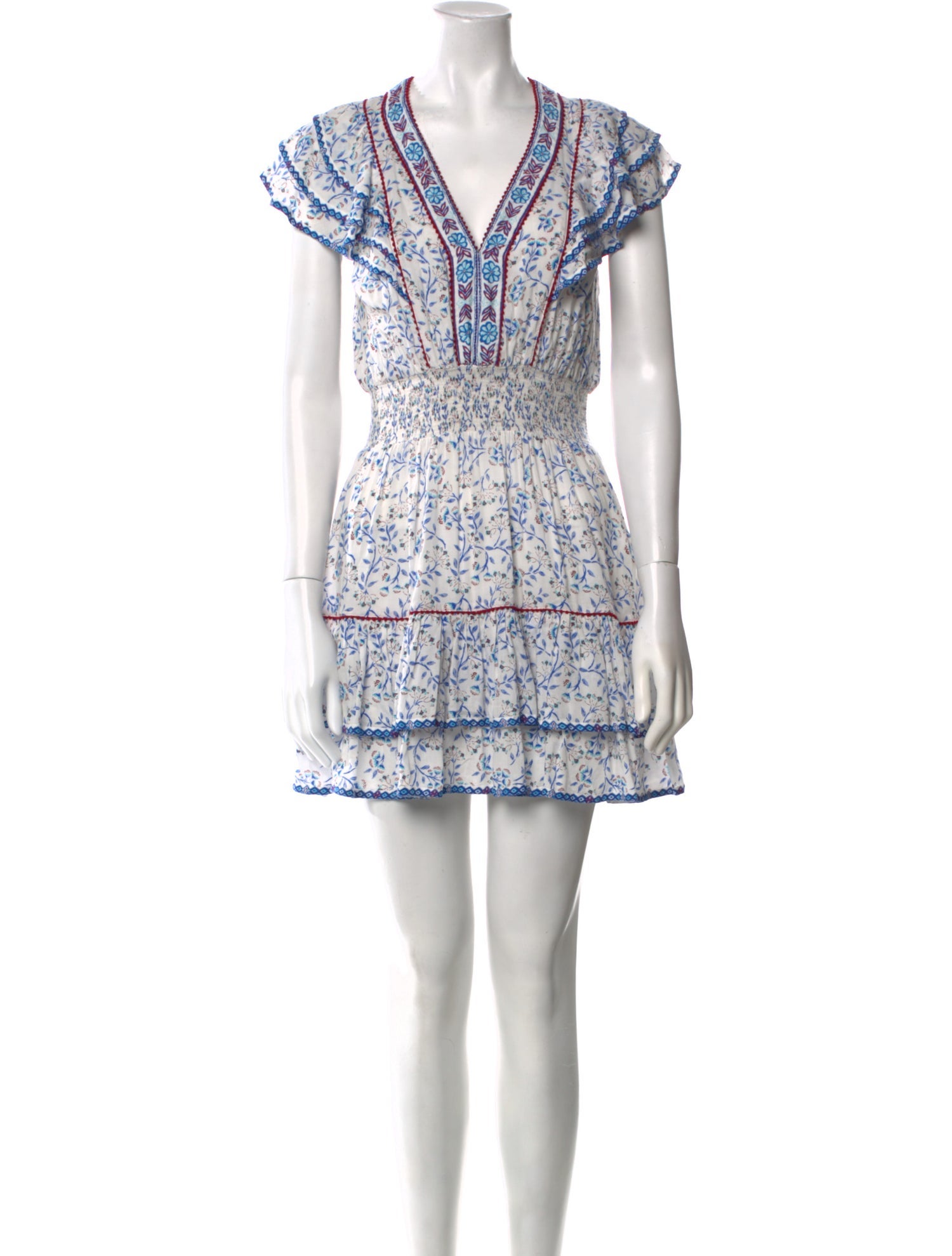 Poupette St Barth Printed Mini Dress