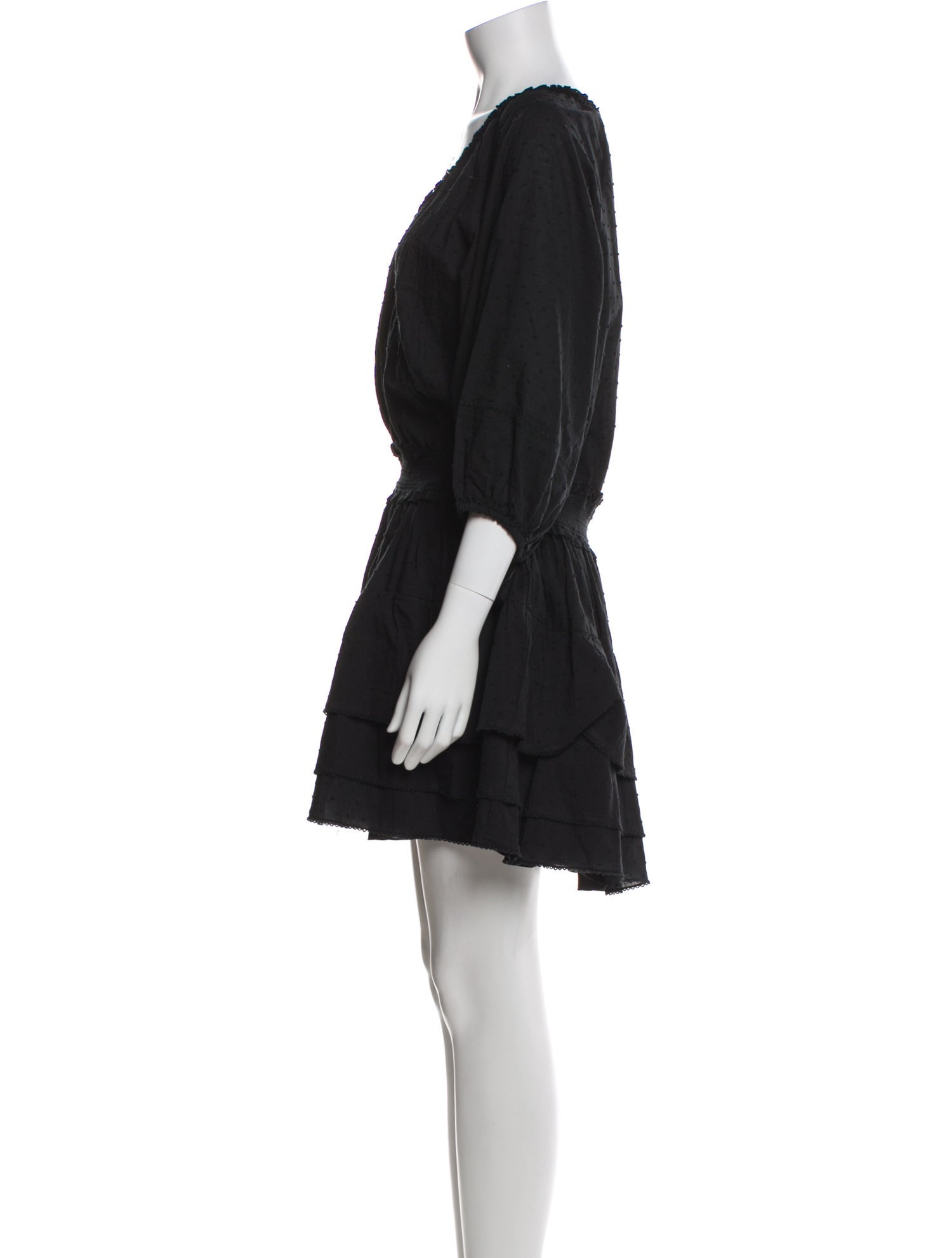 Poupette St Barth V-Neck Mini Dress