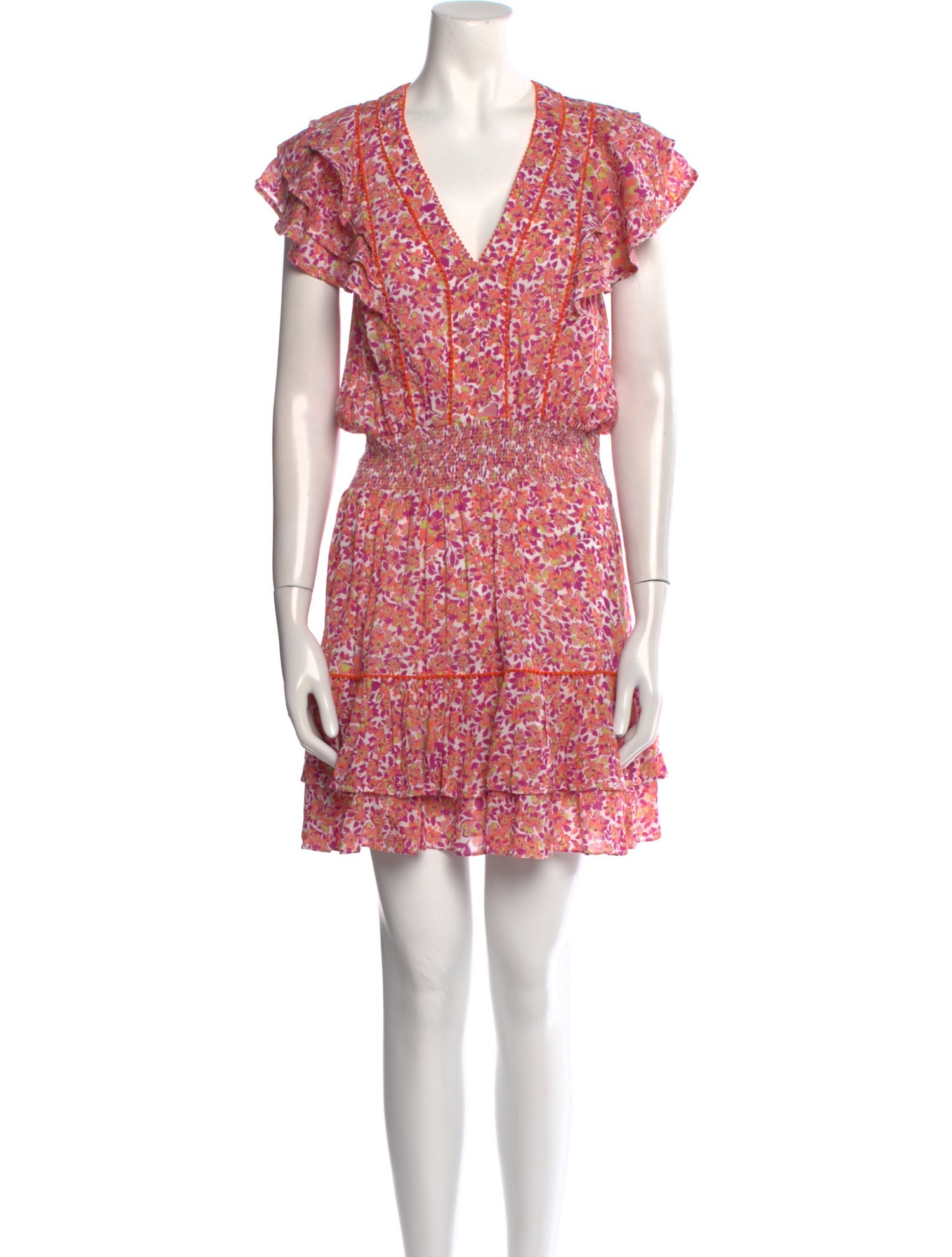 Poupette St Barth Floral Print Mini Dress