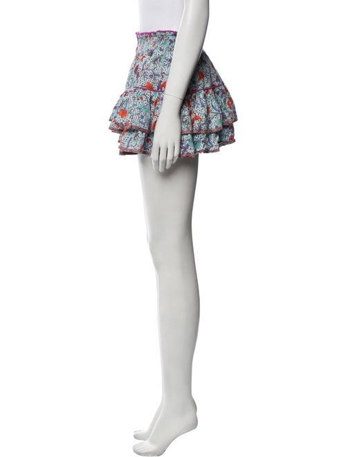 Poupette St Barth Floral Print Mini Skirt