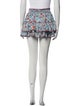 Poupette St Barth Floral Print Mini Skirt