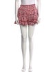 Poupette St Barth Floral Print Mini Skirt