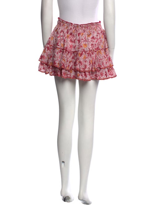 Poupette St Barth Floral Print Mini Skirt